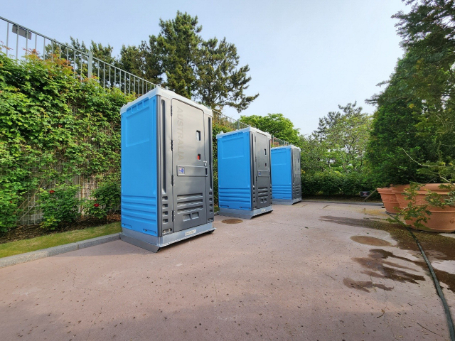 지난주 어린이날을 앞두고 경기도 용인에버랜드에 추가로 설치된 비알테크놀로지의 스마트 화장실. 비알테크놀로지 제공