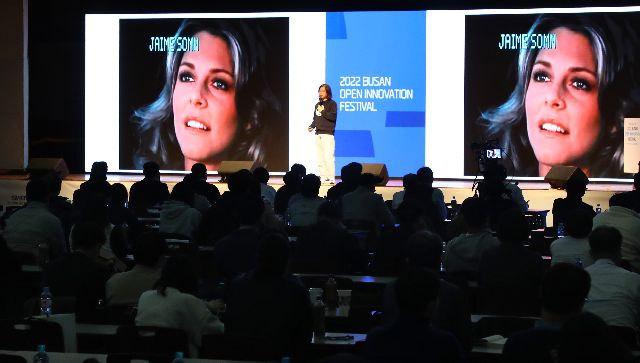 지난해 11월 부산 해운대구 벡스코에서 열린 ‘2022 제1회 부산오픈이노베이션 페스티벌’ 모습. 기사와 직접적인 관련은 없다. 부산일보DB