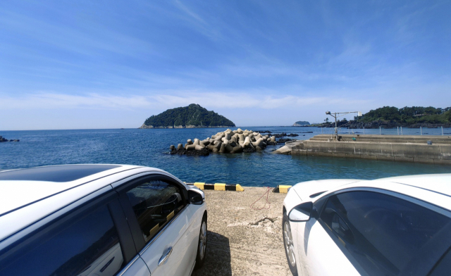 제주도 서귀포시 보목항 앞 섶섬 전경. 해수부 공동취재단