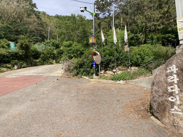 보탑사 입구에서 산행을 시작한다.