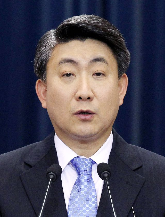 이동관 대통령 대외협력특보의 2010년 청와대 홍보수석 시절 모습. 연합뉴스