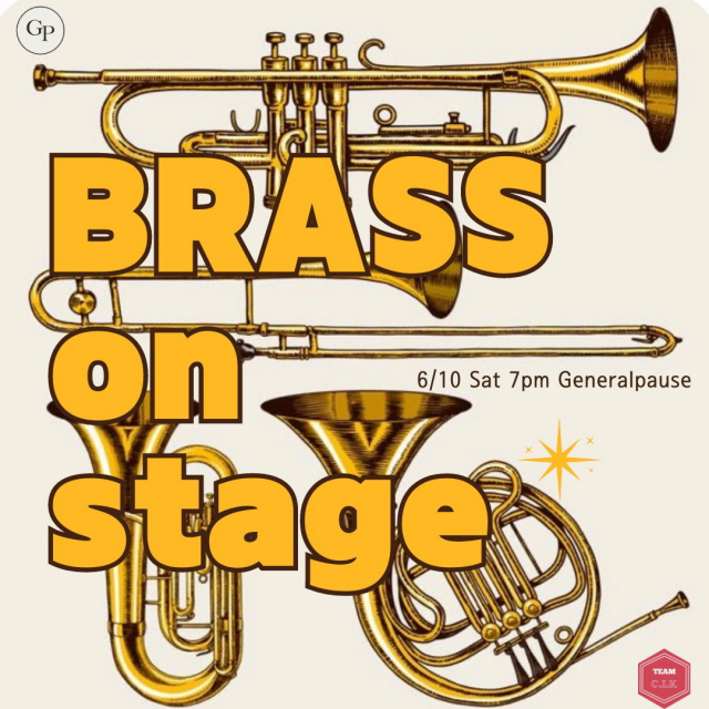 브라스밴드 C.I.K. ‘BRASS on stage’ 포스터. 게네랄파우제 제공
