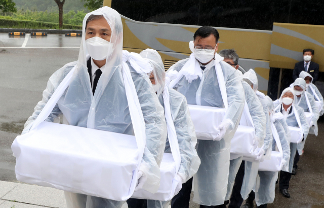 2021년 5월에는 발굴된 희생자 유해를 세종시 추모의 집에 안치했다. 전주시 제공