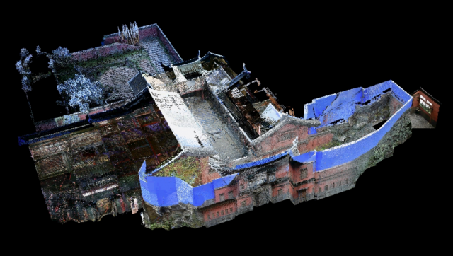 영화 ‘외계인’ 촬영을 위해 광대역 3D 스캐너로 만든 데이터 이미지. 부산영상위원회 제공