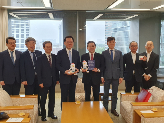 대한민국시도지사협의회 산하 '2030 부산세계박람회 유치지원 특별위원회'가 지난 12~14일 일본을 방문해 부산엑스포 유치전을 펼쳤다. 시도지사협의회 제공.