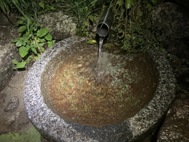 옹달샘 물을 달게 몸에 채워 넣었다.