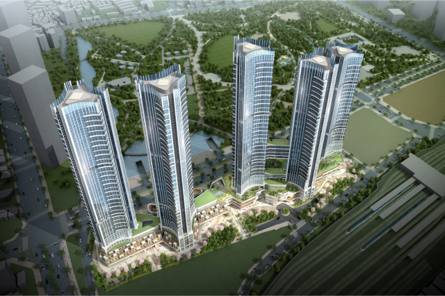 부산시민공원 인근 촉진 2-1구역(조감도)