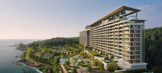 부산 기장군 오시리아 관광단지에 들어설 글로벌 럭셔러 리조트 ‘반얀트리 해운대 부산’. 반얀트리 해운대 부산 제공