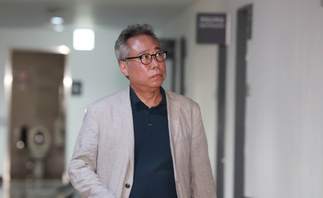 오석근 아시아콘텐츠&필름마켓 위원장이 지난 26일 부산국제영화제 이사회와 임시총회에 참석하고 있다. 부산일보 DB