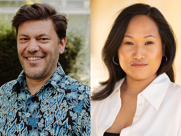 2024 부산비엔날레 전시감독 필립 피로트(왼쪽)와 베라 메이. ⓒDiana Pfammater·Steve Lawton