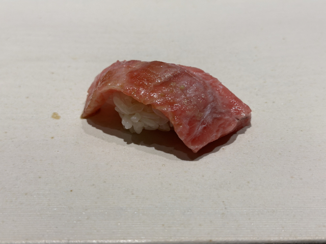 참치 뱃살 스시.