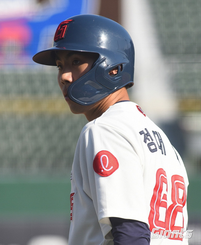 롯데 자이언츠 내야수 정대선은 오는 14일 열리는 KBO 퓨처스 올스타전에 출전한다. 롯데 자이언츠 제공