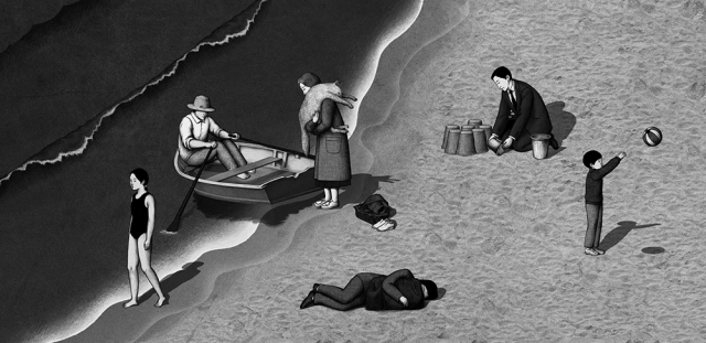 정유미 감독 신작 애니메이션 ‘파도’ 스틸 컷. 매치컷 제공