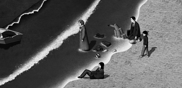 정유미 감독 신작 애니메이션 ‘파도’ 스틸 컷. 매치컷 제공