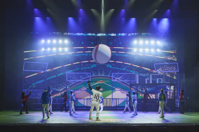 ‘야구왕, 마린스!’ 공연 모습. 라이브(주) 제공