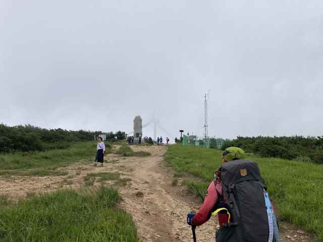 선자령 오르는 길.