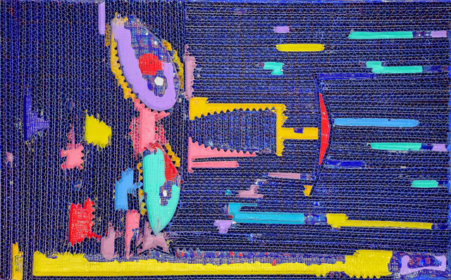 조용문 'Image of Map'. 부산미술협회 제공