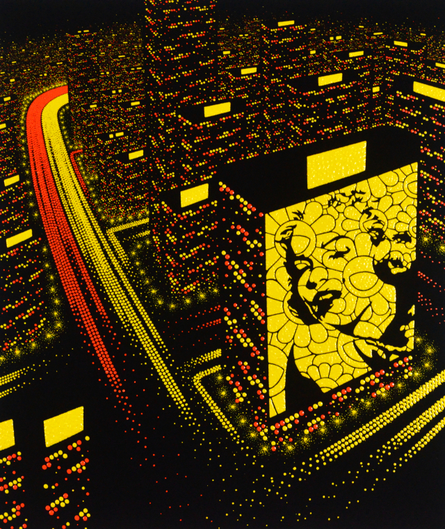 김세한 'Dot-city lights'. 갤러리 아트숲 제공