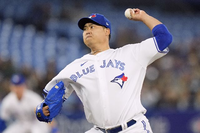 미국 프로야구 메이저리그(MLB) 토론토 블루제이스 투수 류현진은 2일 열리는 MLB 볼티모어 오리올스와의 경기에 선발 투수로 출전한다. AP연합뉴스