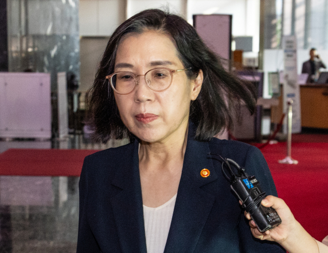 '2023 새만금 세계스카우트 잼버리'가 개최될 당시 재직 중이던 김현숙 여성가족부 장관. 연합뉴스