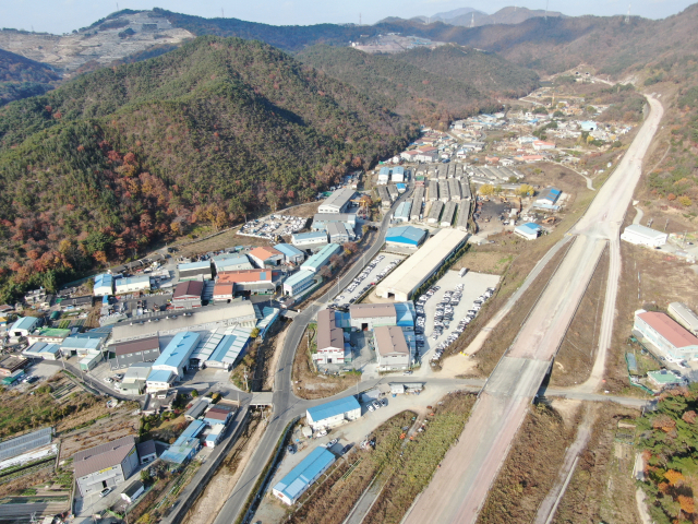 경남 김해시가 추진하는 ‘원지지구 농촌 공간 정비사업’ 대상지. 김해시 제공