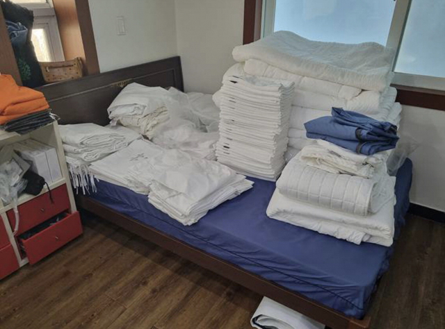 불법 공유숙박업소 모습. 부산 남부경찰서 제공