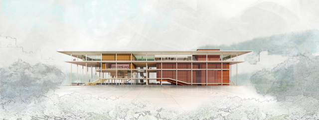 진주 다목적문화센터 조감도. 진주시 제공