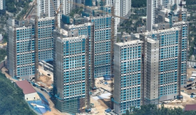 사진은 인천 검단신도시의 AA13-2블록 아파트 건설 현장. 연합뉴스