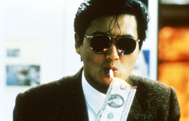 제28회 부산국제영화제(BIFF) 주윤발 특별전에 상영하는 ‘영웅본색’ 스틸 컷. BIFF 제공