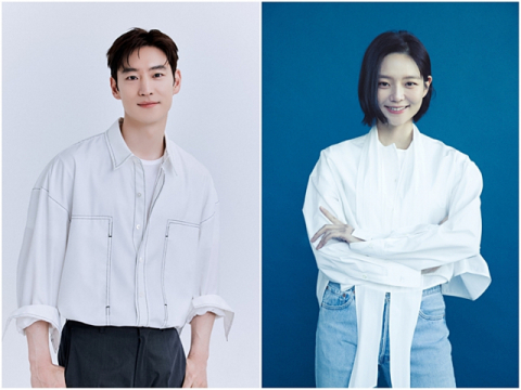 2023 부일영화상 사회자인 배우 이제훈(왼쪽)과 이솜. 컴퍼니온·매니지먼트mmm 제공