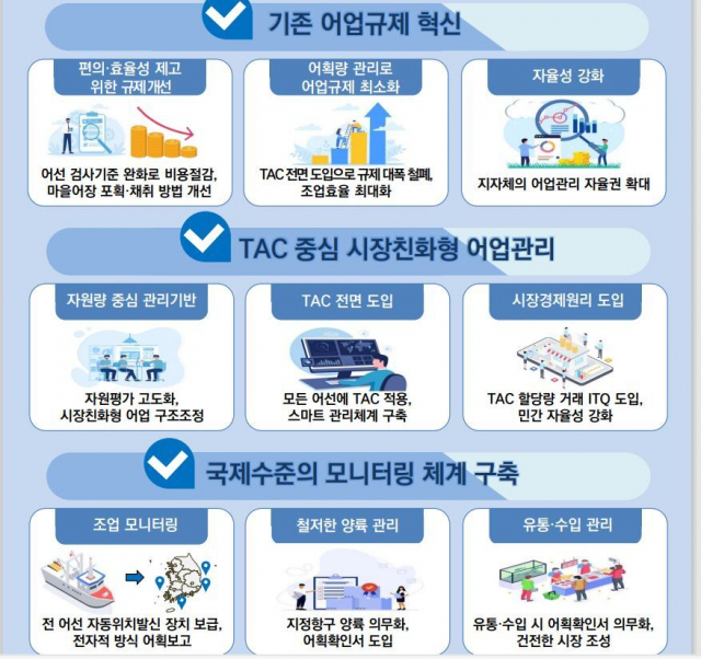 ‘어업 선진화 추진 방안’ 인포그래픽. 해수부 제공