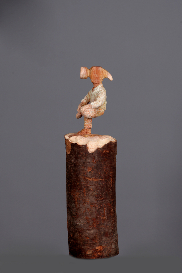 ⓒ박주현 '생각하는 장씨'. 부산프랑스문화원아트스페이스 제공