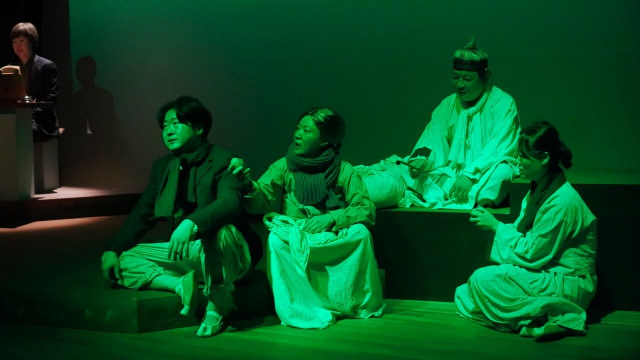 연극 ‘성북동-그 곳’에서 이태준 소설 ‘농군’을 다룬 부분. 극단 새벽 제공