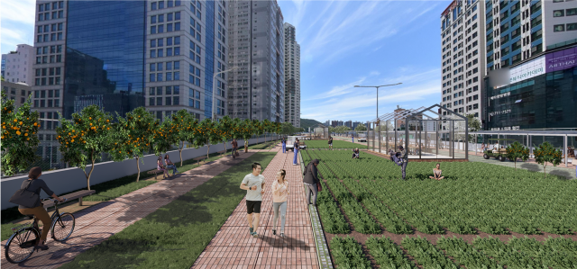 그린시티 아이콘으로 상상한 ‘부산하이웨이팜’.