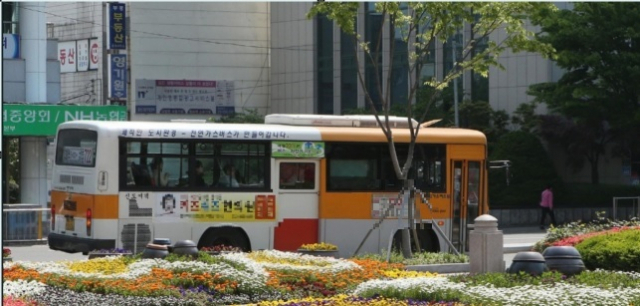 울산에서 운행 중인 시내버스. 울산시 제공