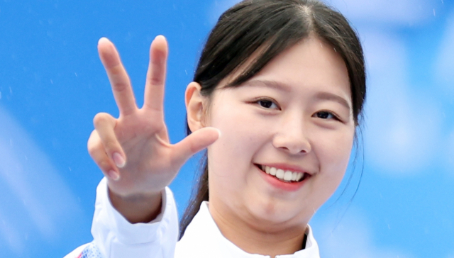 2022 항저우 아시안게임 양궁 3관왕에 오르며 대한체육회 MVP로 선정된 임시현. 연합뉴스