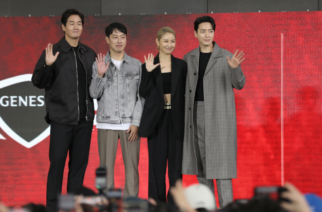 OTT 시리즈 ‘비질란테’로 BIFF 오픈 토크에 참석한 유지태 배우, 최정열 감독, 김소진 배우, 이준혁 배우. 안지현 인턴기자