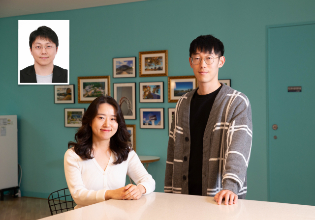 [연구진] (왼쪽 증명사진부터) 임정호 교수, 제 1저자 강유진 연구원, 제 1저자 성태준 연구원. UNIST 제공