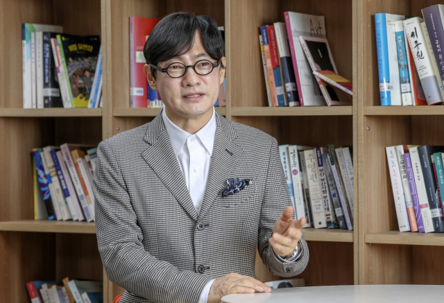 서진석 부산시립미술관 관장. 김종진 기자 kjj1761@