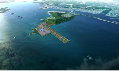 가덕도신공항 건설 조감도(광역 조감도). 국토교통부 제공