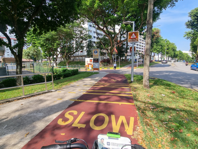 앙 모 키오 자전거 전용 도로.