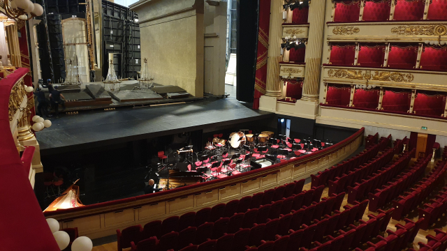 지난 9월 25일 이탈리아 밀라노 라 스칼라 극장 무대와 객석.