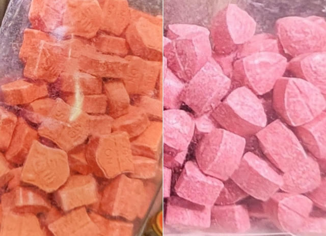 통영해경이 유통조직으로부터 압수한 알약 형태의 엑스터시. 엑스터시는 마약류관리법에 따라 의료용으로도 사용이 금지된 환각제다. 통영해양경찰서 제공