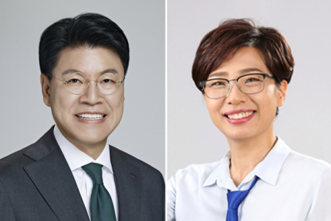 장제원(왼쪽) 배재정