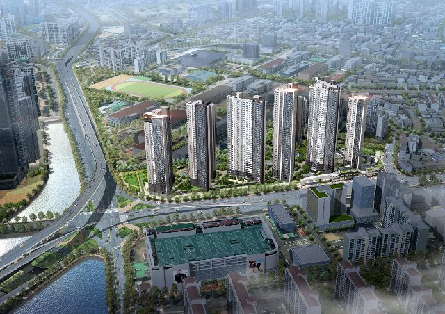 부산 남구 대연동 '더 비치 푸르지오 써밋' 조감도. 부산일보DB