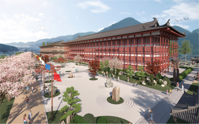 용당 역사 지구 기본계획안 중 용당창스테이 전경. 양산시 제공