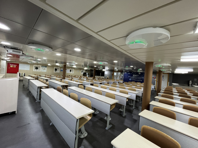 한국해양수산연수원 한나래호 Smart Air Safe 설치 모습