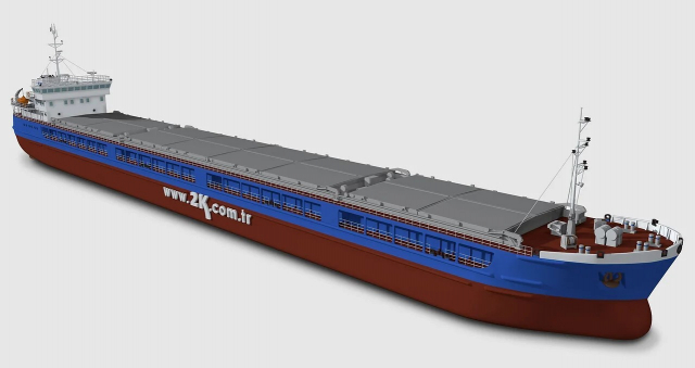고려조선산업기술(주)이 공동 수주한 다목적 운반선과 같은 유형의 선박. 고려조선산업기술(주)