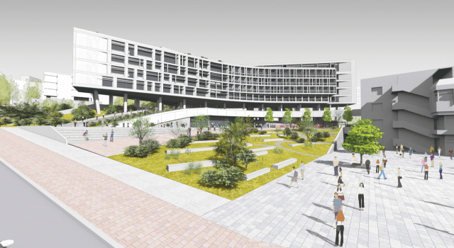 새로 들어설 부산대학교 사회관 조감도. 부산대학교 제공