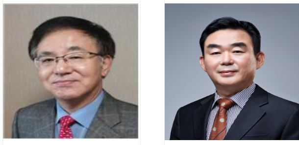 강원랜드 안광복 상임감사위원(왼쪽)과 최철규 부사장. 강원랜드 제공